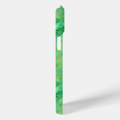 Coques Case-Mate iPhone Texture verre vert émeraude (Verso / Droite)