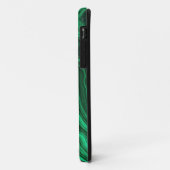 Coques Case-Mate iPhone Texture verte de malachite (Dos/Gauche)