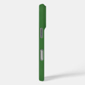Coques Case-Mate iPhone Texture verte métallique Look en acier inoxydable (Verso / Droite)