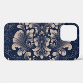 Coques Case-Mate iPhone Texture victorienne sans joint Damas classique (Verso (horizontal))