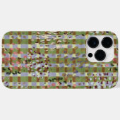 Coques Case-Mate iPhone Textured Pointillism Grid Pattern Artwork (Verso (horizontal))