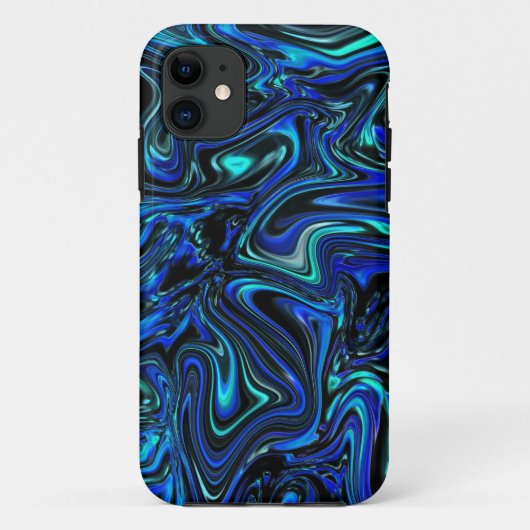 Coques Case-Mate iPhone Textures Abstraites liquides Arrière - plan Motif (Dos)