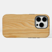 Coques Case-Mate iPhone textures en bois clair (Verso (horizontal))