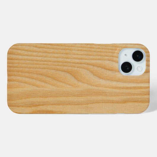Coques Case-Mate iPhone textures en bois clair (Verso (horizontal))