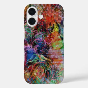 Coques iPhone 16 Textures multicolores