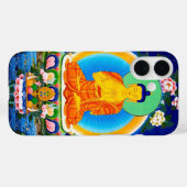 Coques Case-Mate iPhone Thangka oriental cool Prabhutaratna Bouddha (Verso (horizontal))