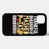 Coques Case-Mate iPhone Thankful Blessed Mashed Potato Obsessed (Verso (horizontal))