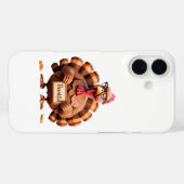 Coques Case-Mate iPhone Thankful Turkey Design – Funny Holiday Art (Verso (horizontal))