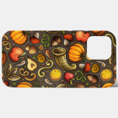 Coques Case-Mate iPhone Thanksgiving Autumn Citrouille iPhone 13 Case Mate (Verso (horizontal))
