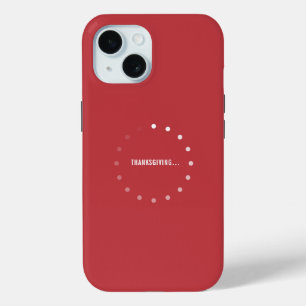 Coque Pour iPhone 15 Thanksgiving en cours Clever Minimaliste