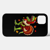 Coques Case-Mate iPhone Thanksgiving Enfants Garçons Hommes T Rex Dinosaur (Verso (horizontal))