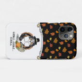 Coques Case-Mate iPhone Thanksgiving Shetland Sheepdog (merle bleu) Drôle (Dos (Horizontal))
