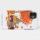 Coques Case-Mate iPhone Thanksgiving Whippet équitation Red Plaid Pickup C (Dos (Horizontal))