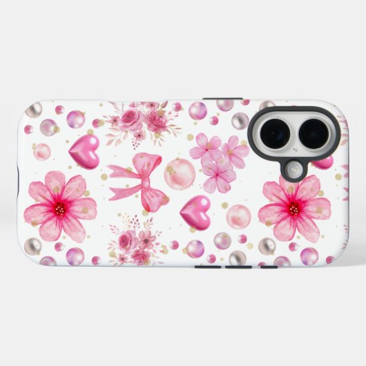 Coques Case-Mate iPhone The allure of pink (Verso (horizontal))