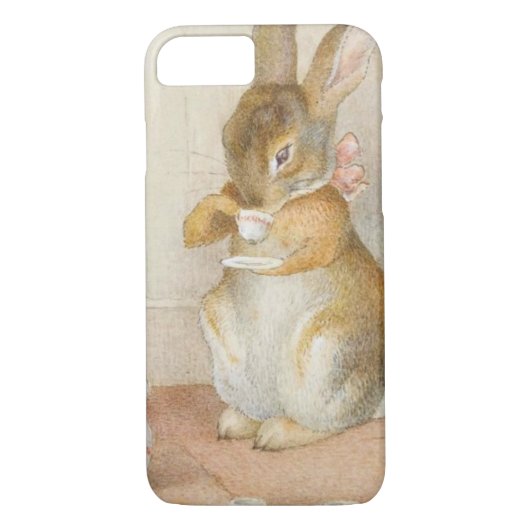 Coques Case-Mate iPhone Thé de lapin - Beatrix Potter (Dos)