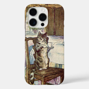 Coques iPhone 16 Pro Thé de service de chat - Beatrix Potter