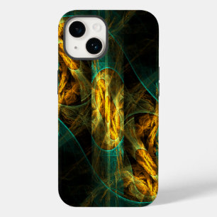 Coque Pour iPhone 14 The Eye of the Jungle Abstract