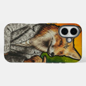Coques Case-Mate iPhone The Gentleman Fox Phone case  (Verso (horizontal))