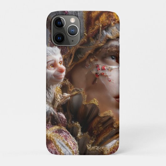 Coques Case-Mate iPhone The Harlequin Monkey with Magic Wings (Dos)