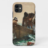 Coques Case-Mate iPhone The Herring Net par Winslow Homer. (Dos)