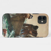 Coques Case-Mate iPhone The Herring Net par Winslow Homer. (Dos (Horizontal))