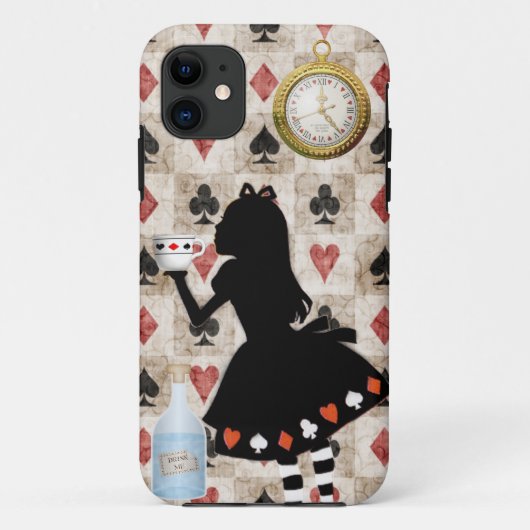 Coques Case-Mate iPhone Thé potable d'Alice (Dos)