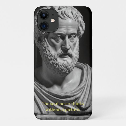 Coques Case-Mate iPhone The soul never thinks without a picture (Dos)