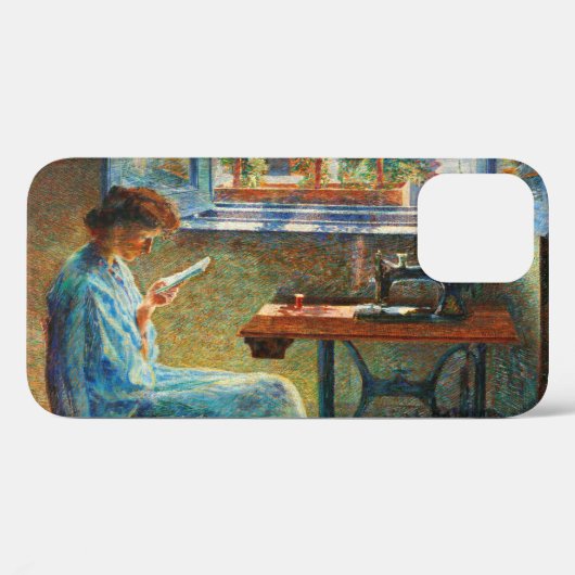 Coques Case-Mate iPhone The Story of a Seamstress,1908 by Umberto Boccioni (Verso (horizontal))
