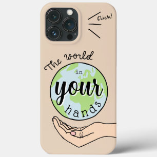 Case the world in your hands Case-mate iPhone Enveloppe