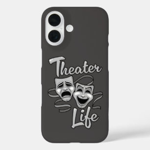 Coques iPhone 16 Théâtre Vie Comédie et masques de tragédie