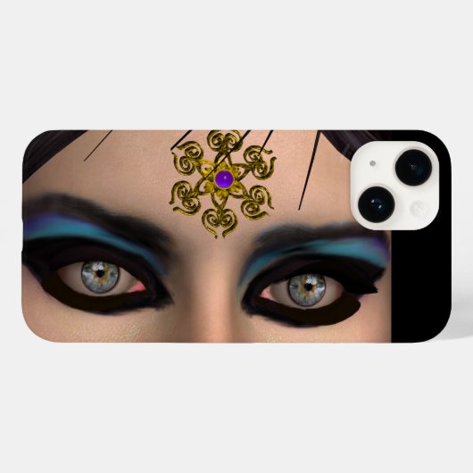 Coques Case-Mate iPhone THEDA Green Eyes (Verso (horizontal))