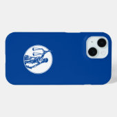 Coques Case-Mate iPhone Thème bleu | Temida (Verso (horizontal))