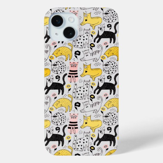 Coques Case-Mate iPhone thème chats (Verso)