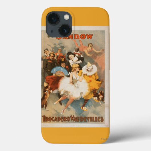 Coques Case-Mate iPhone Thème de carnaval de vaudevilles de Sandow (Verso)