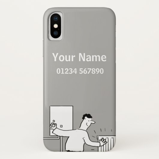 Coques Case-Mate iPhone Thème de chauffage et de plomberie (Dos)