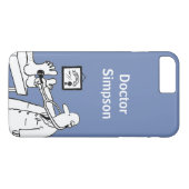 Coques Case-Mate iPhone Thème de docteur dessin animé (Dos (Horizontal))