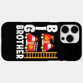 Coques Case-Mate iPhone Thème de feu de camion de pompiers de garçon Grand (Verso (horizontal))
