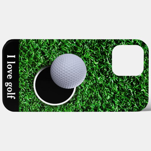 Coques Case-Mate iPhone Thème de golf masculin cool Business (Verso (horizontal))