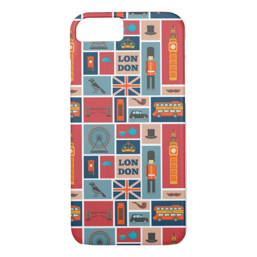 Coques Case-Mate iPhone Thème de Londres (Dos)