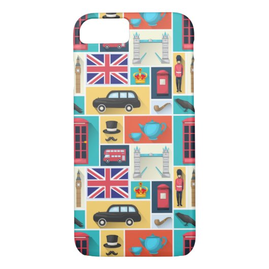Coques Case-Mate iPhone Thème de Londres (Dos)