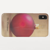 Coques Case-Mate iPhone thème de Noël avec boule de Noël (Dos (Horizontal))