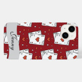 Coques Case-Mate iPhone Thème de poker unique (Verso (horizontal))