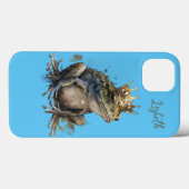 Coques Case-Mate iPhone Thème de rue "Frog Prince" Personnalisable (Verso (horizontal))