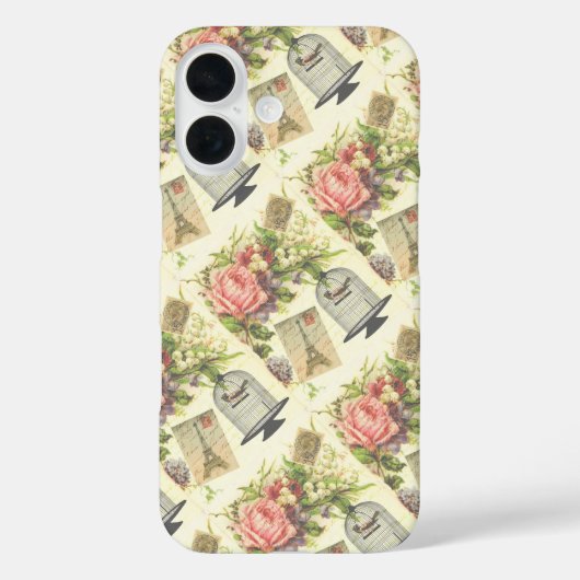 Coques Case-Mate iPhone Thème français vintage Paris (Verso)