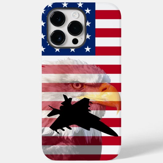 Coques Case-Mate iPhone Thème militaire masculin cool Patriotique Américai (Verso)