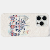 Coques Case-Mate iPhone Thème Nautique Bateau Côtier "Let's Get Nauti" (Verso (horizontal))