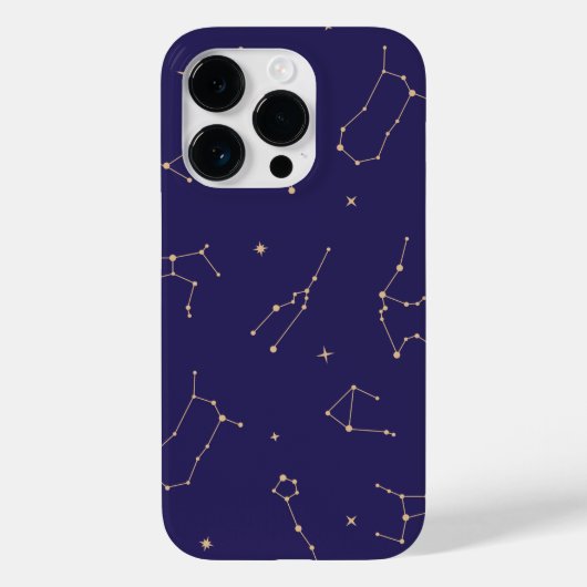 Coques Case-Mate iPhone Thème Solareclipse étoile d'or céleste (Verso)