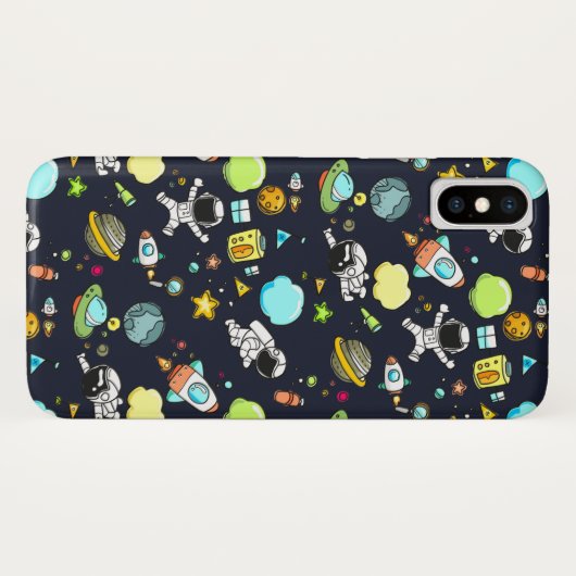 Coques Case-Mate iPhone Thème spatial cool - Astronauts & Rocket Ships (Dos (Horizontal))