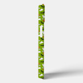 Coques Case-Mate iPhone Thème vert citrouille et chauves-souris (Verso / Droite)