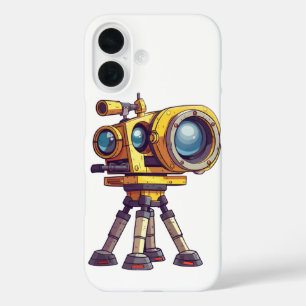 Coques iPhone 16 Théodolite 3D Icône Rendu Isolé Sur Les Transp